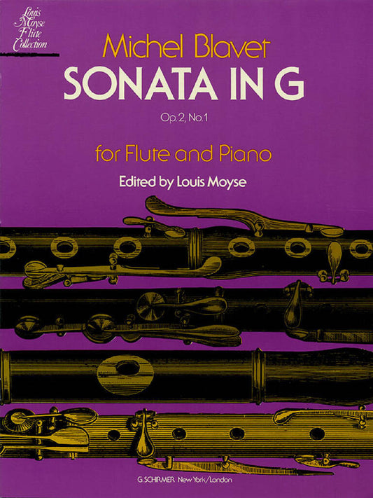 Blavet Sonata in G Op 2 No 1 for Flute & Continuo