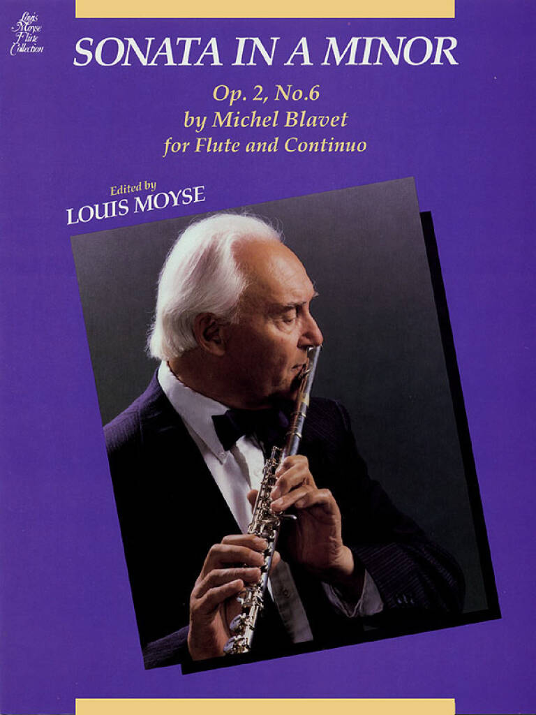 Blavet Sonata in A minor Op 2 No 6 for Flute & Continuo