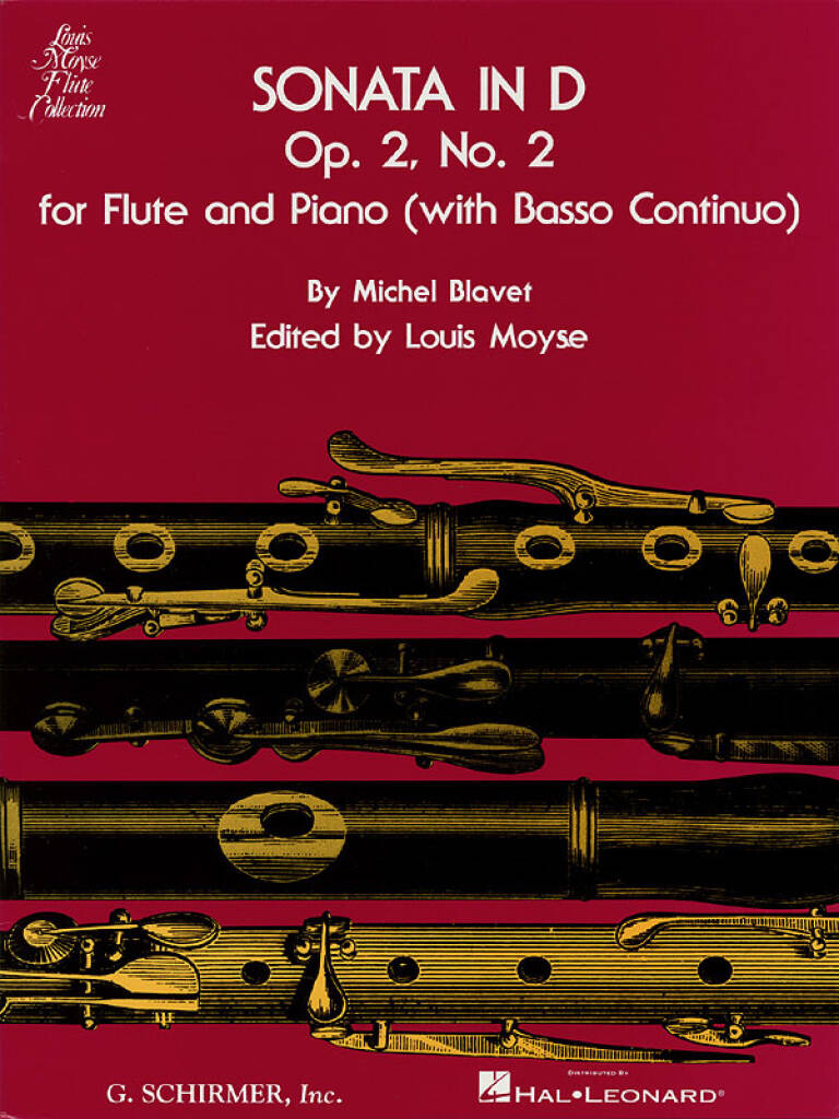 Blavet Sonata in D Op 2 No 2 for Flute & Continuo
