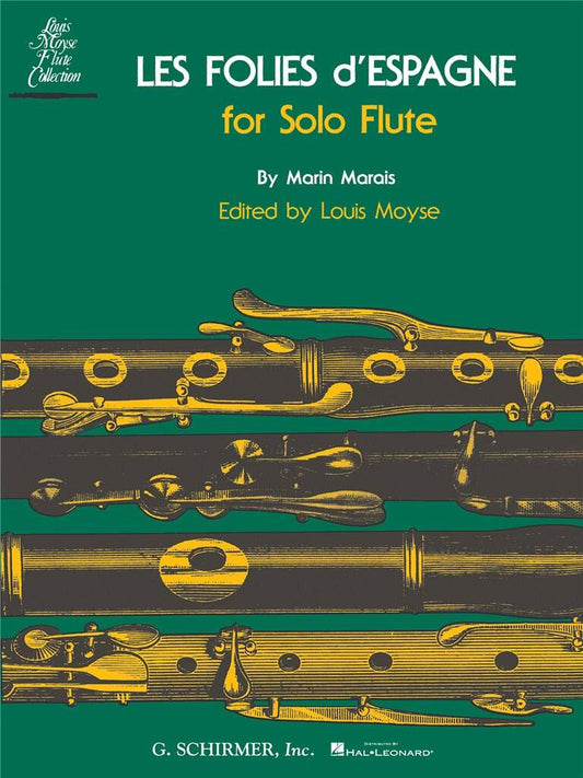 Marais- Les Folies d’Espagne for Solo Flute (Schimer)