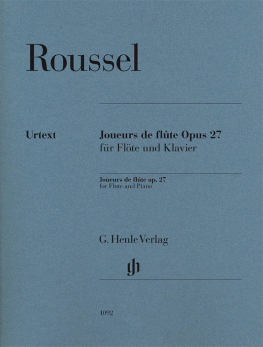 Roussel- Joueurs De Flute Op.27 for Flute and Piano (Henle)