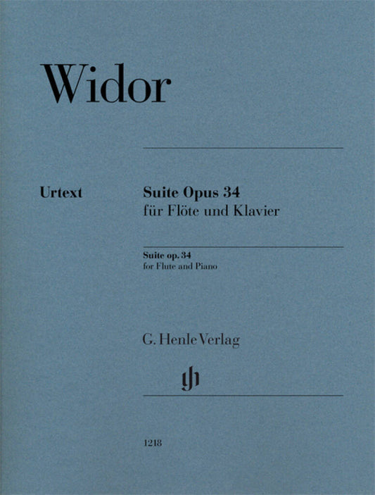 Widor- Suite Op.34 for Flute and Piano (Henle)