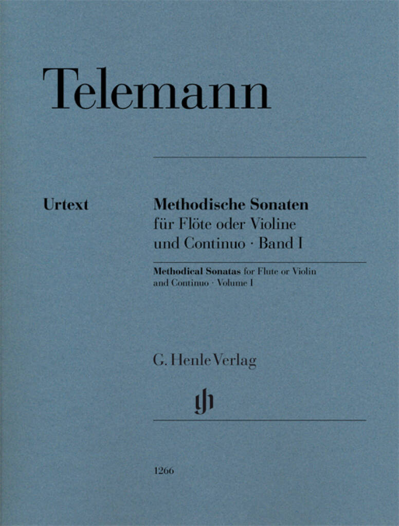 Telemann- Methodical Sonatas for Flute and Basso Continuo (Henle)