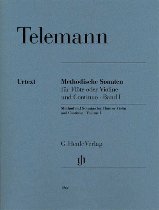 Telemann- Methodical Sonatas for Flute and Basso Continuo (Henle)