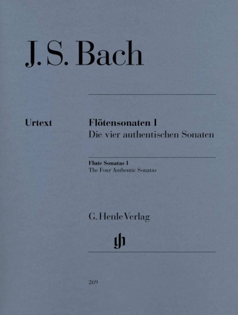 JS Bach Flute Sonatas Urtext Volume 1 (BWV 1030, 1032, 1034, 1035)