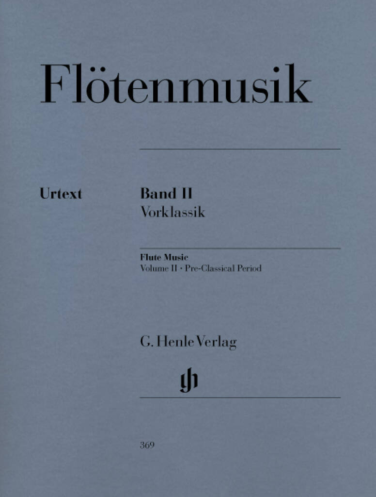 Flute Music for Flute and Basso Continuo (Urtext Albums)