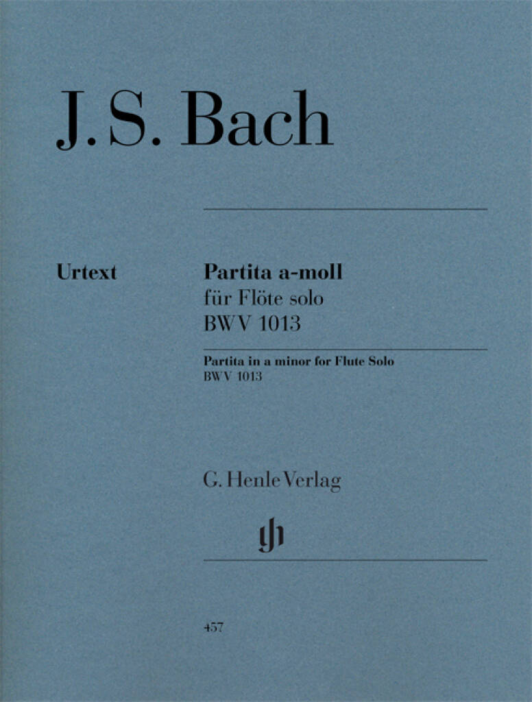 JS Bach Partita BWV1013 for Solo Flute- Henle-Verlag