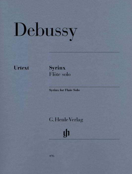Debussy- Syrinx for Solo Flute (Henle)