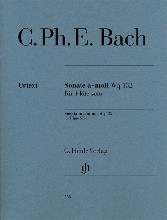 CPE Bach Sonata in A Minor Wq132 for Solo Flute
