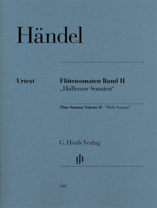 Handel- Hallenser Sonatas for Flute and Basso Continuo (Henle)