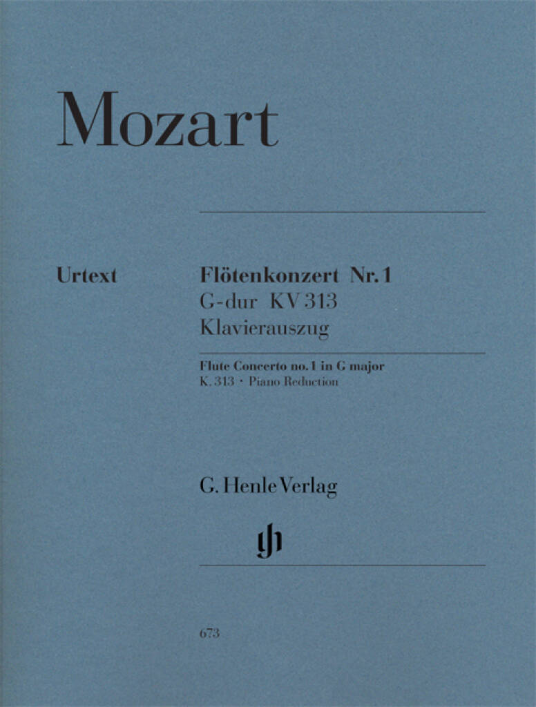 Mozart- Concerto No 1 in G Major K313 for Flute and Piano (Henle)