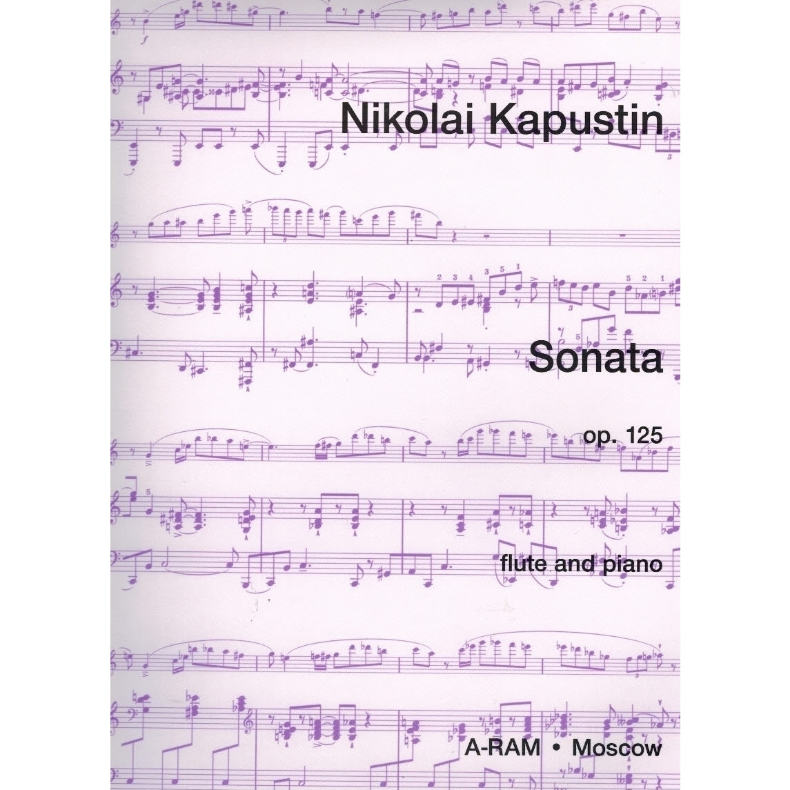 Kapustin- Sonata Op 125 for Flute and Piano