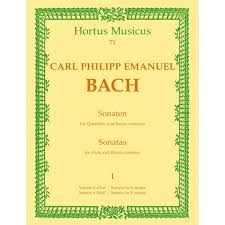 CPE Bach Sonatas for Flute & Basso Continuo Volume 1