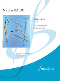 Bacri- Petite Suite Op 111 No 3 for Flute & Piano