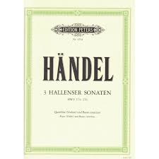 Handel- 3 Hallenser Sonatas for Flute and Basso Continuo (HWV 374-376)