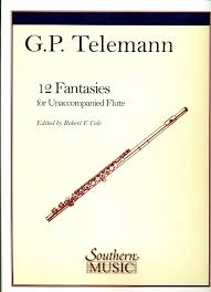 Telemann- 12 Fantasies for Unaccompanied Flute (Southern Music)