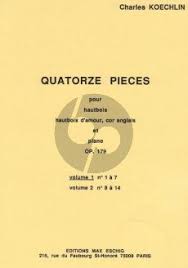 Koechlin- Fourteen Pieces for Oboe and Piano (Volumes 1 and 2)