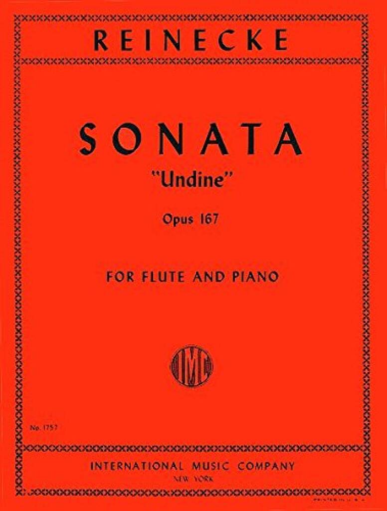 Reinecke- Undine Sonata Op.167 for Flute and Piano (IMC)