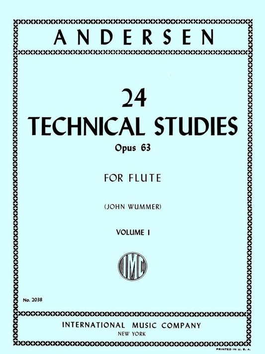 Andersen- 24 Technical Studies for Flute Op. 63 (IMC)