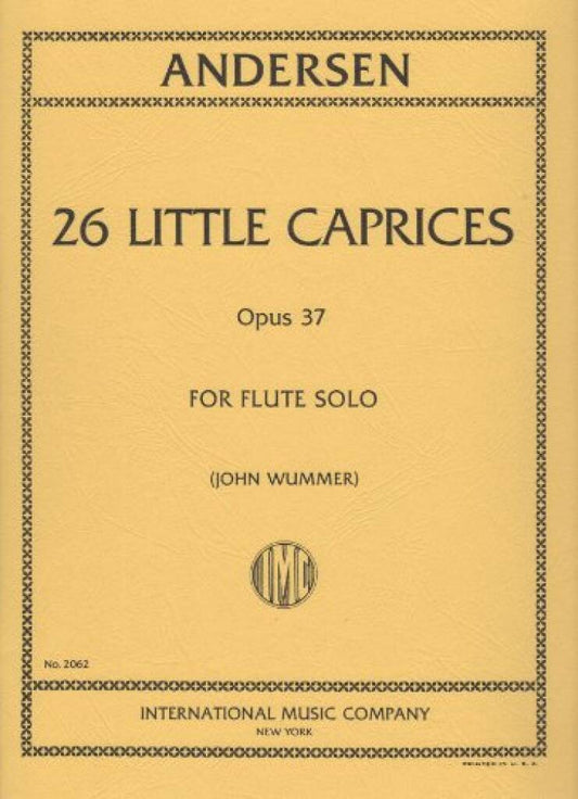 Andersen- 26 Little Caprices for Flute Op. 37 (IMC)