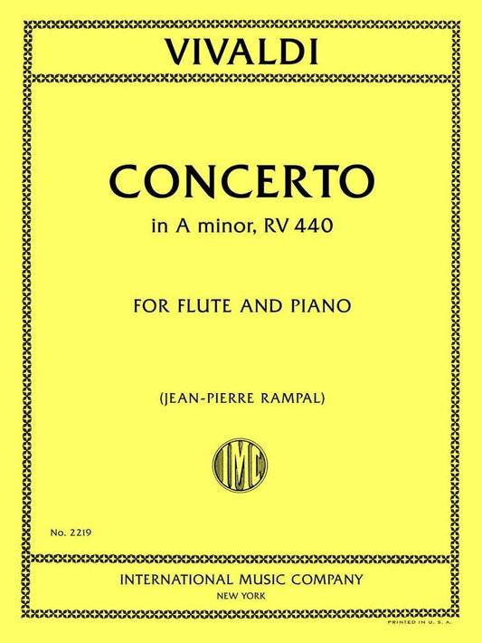 Vivaldi- Concerto in A Minor RV540 for Flute and Piano (IMC)