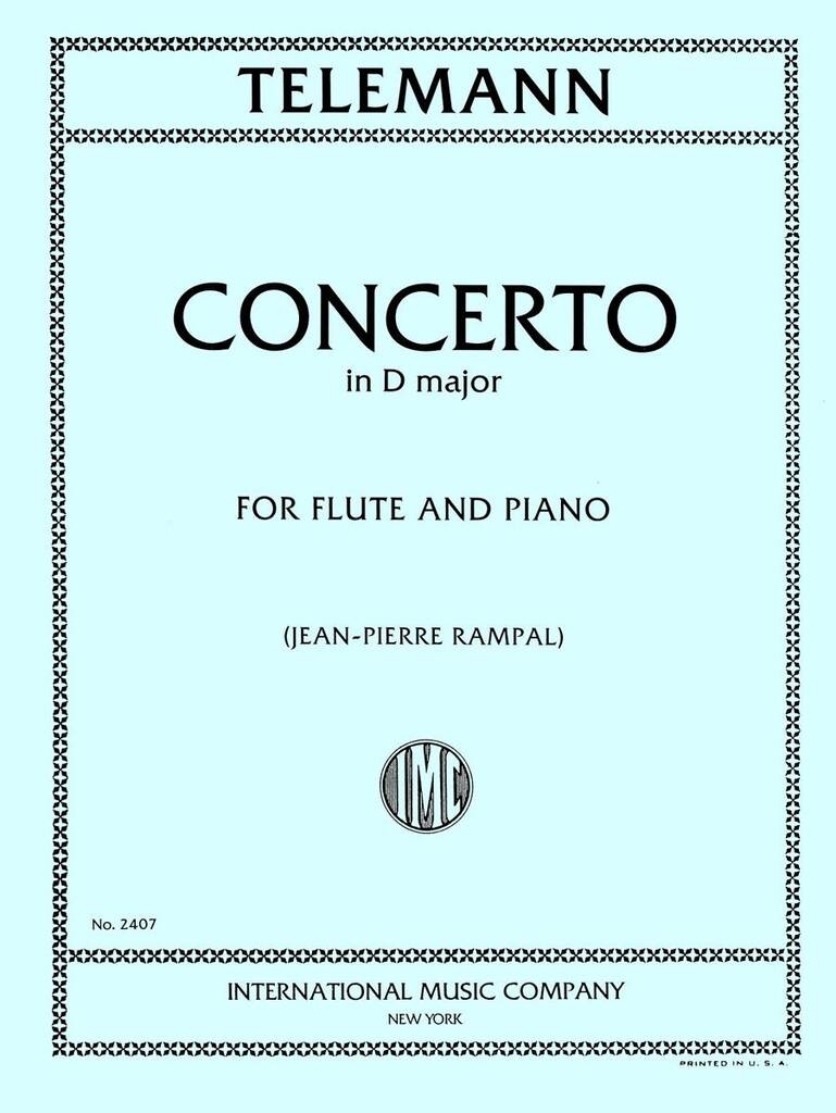 Telemann- Concerto in D for Flute and Piano (IMC)