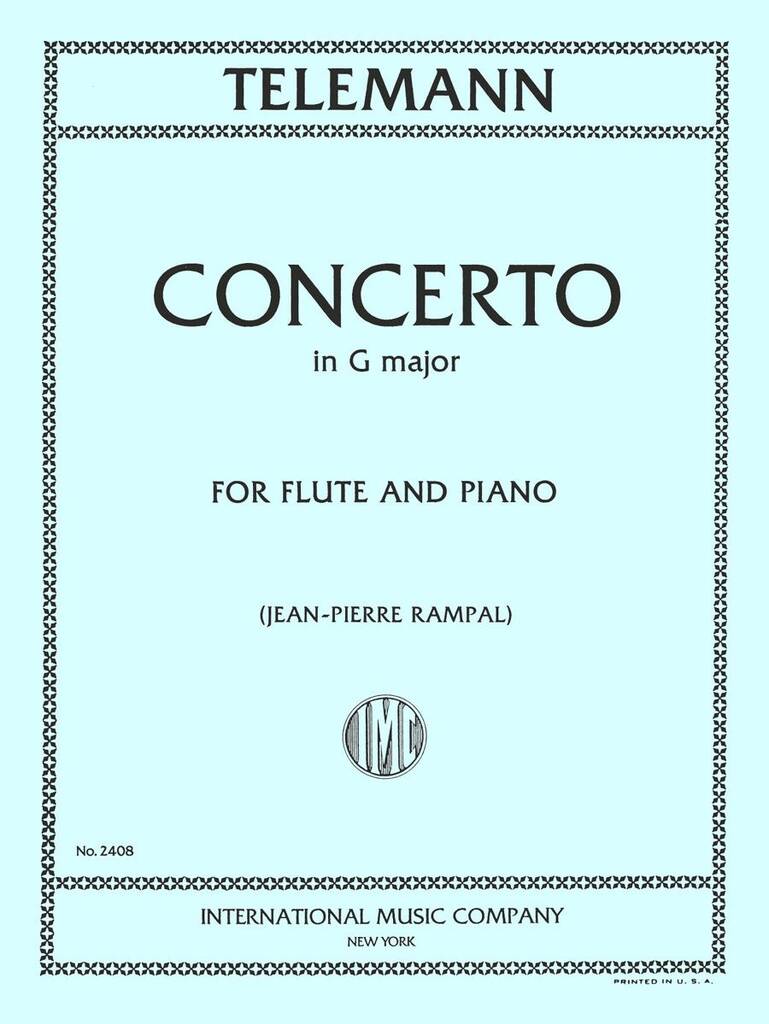 Telemann- Concerto in G Major for Flute and Piano (IMC)