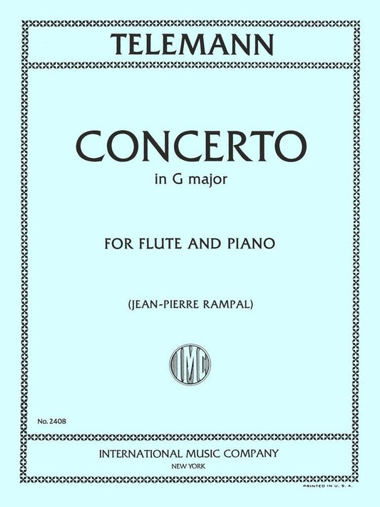 Telemann- Concerto in G Major for Flute and Piano (IMC)