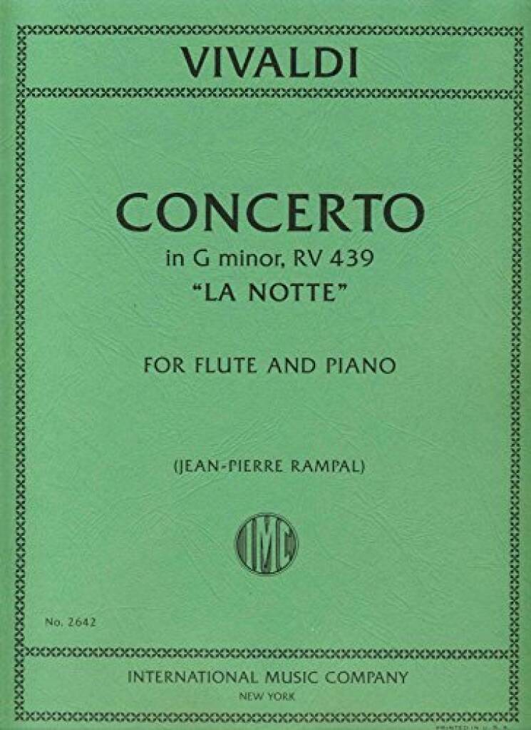 Vivaldi- Concerto in G Minor (La Notte) for Flute and Piano (IMC)