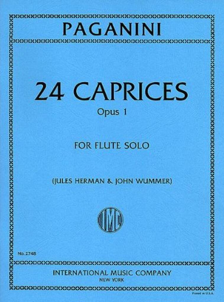 Paganini- 24 Caprices Op. 1 for Solo Flute (IMC)