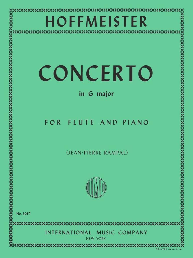 Hoffmeister- Concerto No. 8 in G major for Flute and Piano