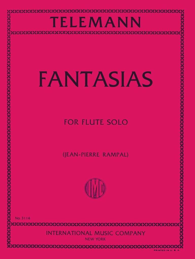 Telemann- 12 Fantasias for Solo Flute (IMC)