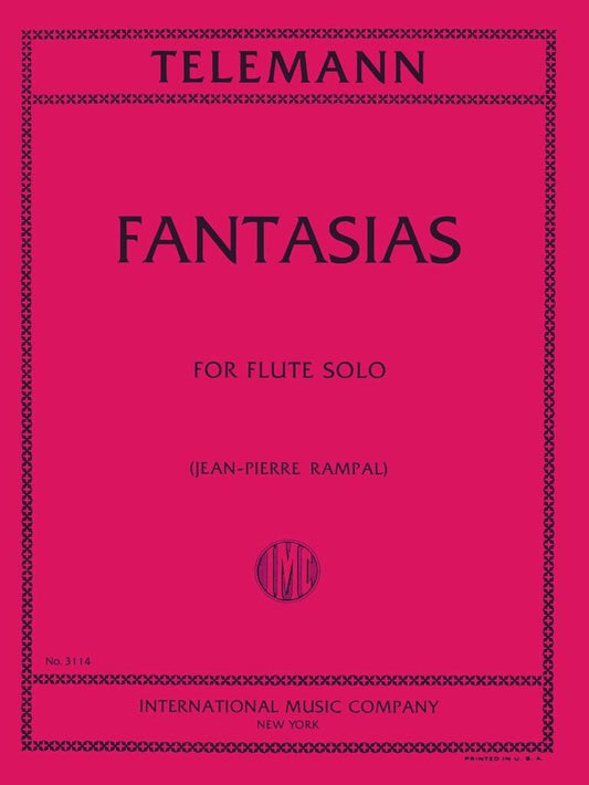 Telemann- 12 Fantasias for Solo Flute (IMC)