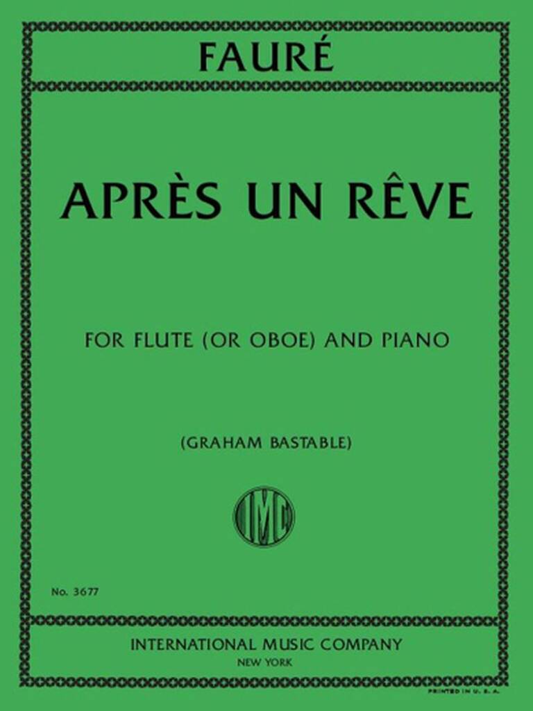 Faure- Après un Reve for Flute and Piano