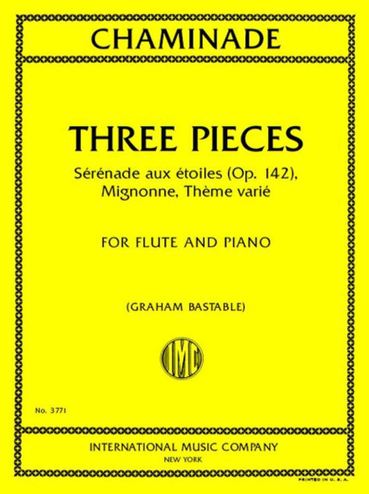 Chaminade- Three Pieces for Flute and Piano