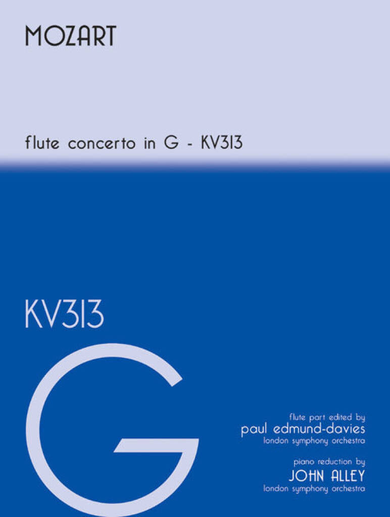 Mozart- Flute Concerto No 1 in G Major K313 for Flute and Piano (Edmund-Davies)