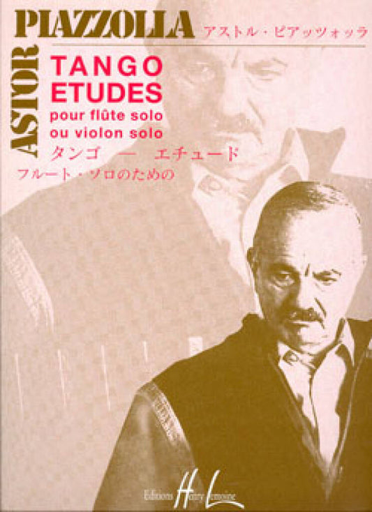 Piazzolla- Tango Etudes for Solo Flute