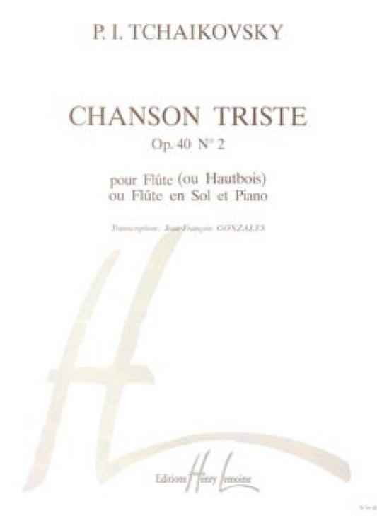 Tchaikovsky- Chanson Triste Op 40 No 2 for Flute and Piano