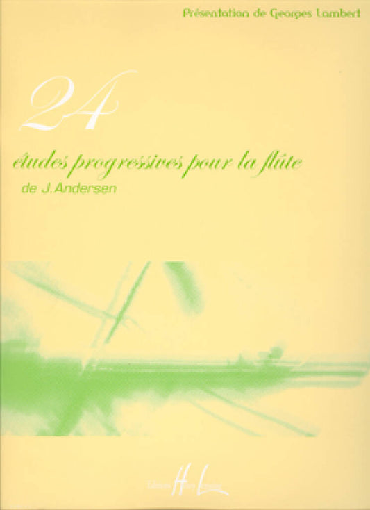 Andersen- 24 Etudes progressives for Flute (Lemoine)