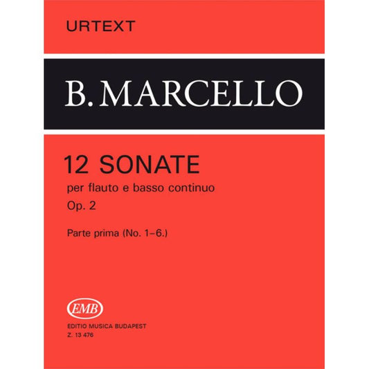 Marcello- 12 Sonatas Op 2 for Flute & Basso Continuo