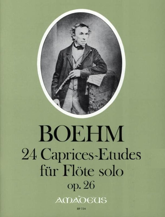Boehm- 24 Caprices-Etudes for Solo Flute Op. 26 (Amadeus)