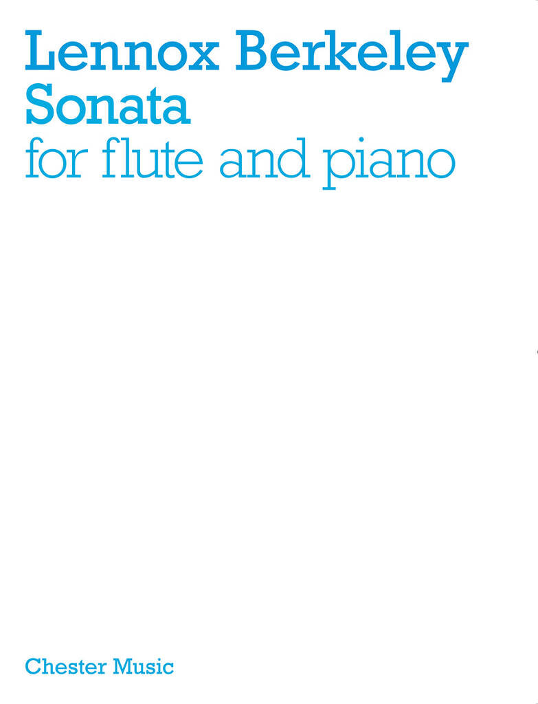 Berkeley Sonata for Flute and Piano