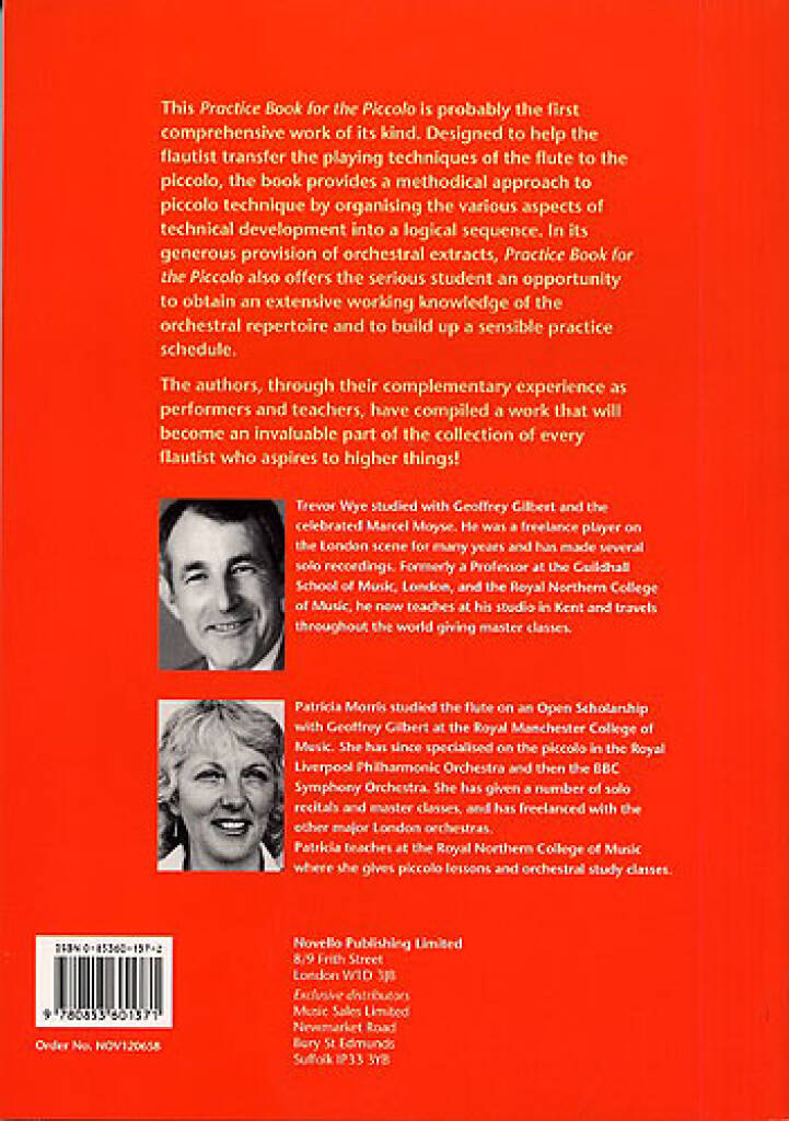 Wye & Morris- Practice Book for the Piccolo