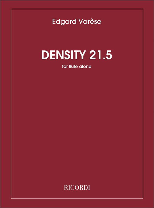 Varèse- Density 21.5 for Solo Flute