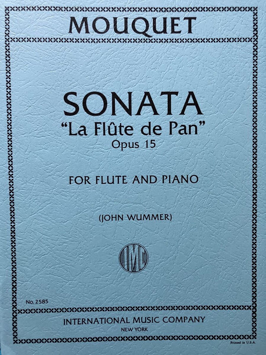 Mouquet- La Flute De Pan Op.15 for Flute and Piano (IMC)