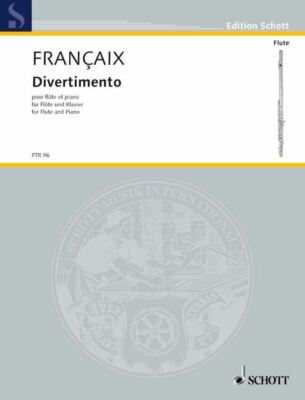 Françaix- Divertimento for Flute and Piano