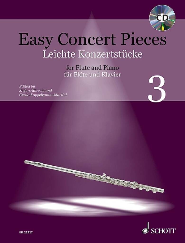 Easy Concert Pieces for Flute and Piano with Playalong CD