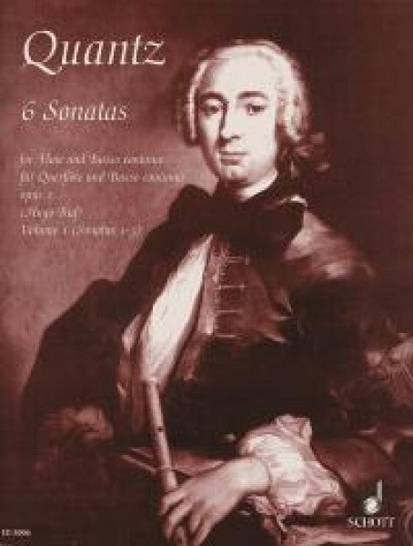 Quantz- Six Sonatas for Flute and Basso Continuo (Schott)