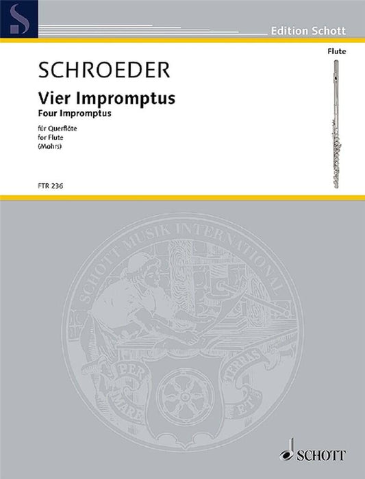 Schroeder- Four Impromptus for Solo Flute