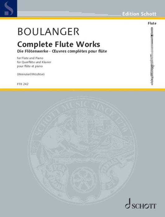 Boulanger- Complete Flute Works for Flute and Piano